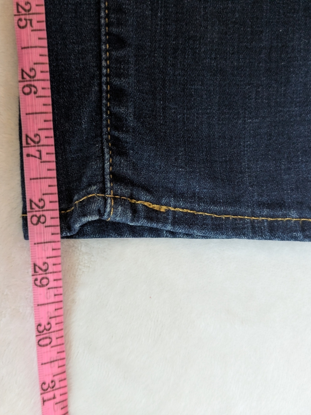 Levi's 711 Dark Indigo Skinny Jeans - Picture 5 of 7